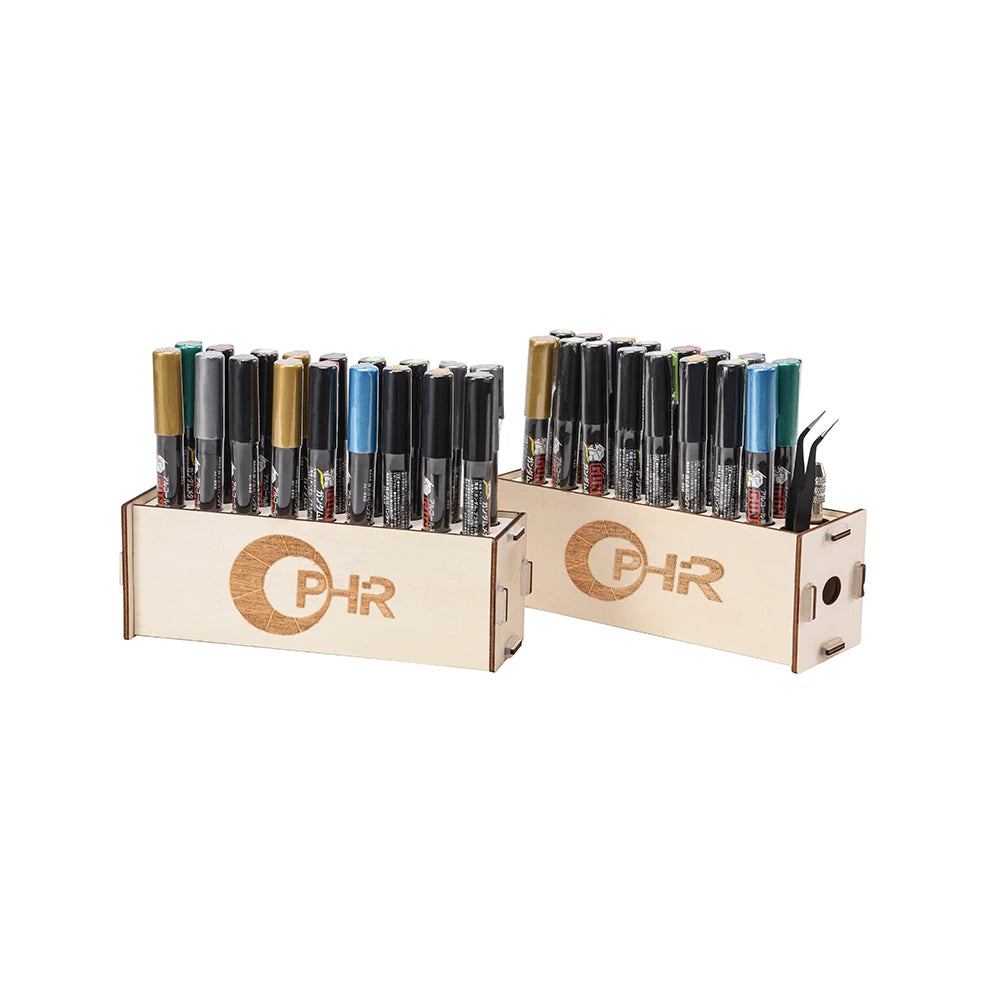 Support Rangement Bois OPHIR MG062 - Organisateur Peintures Acryliques Marqueurs Atelier Art