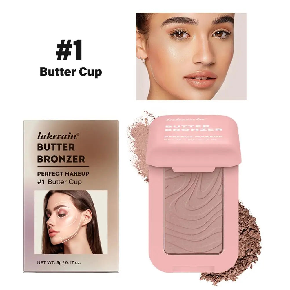 Crème Bronzante Contouring Butter - Palette Maquillage Naturel Texture Soyeuse Longue Tenue Sculptant