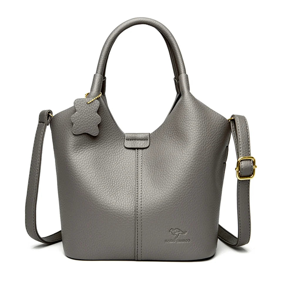 Sac à Main en Cuir Synthétique Vintage – Grande Capacité