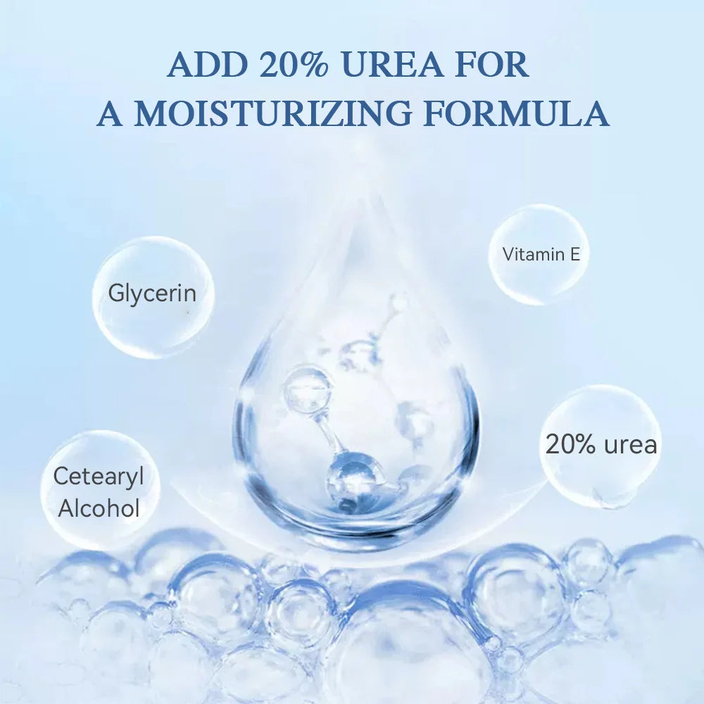 Crème Urée 40% Mains Pieds 60g - Hydratante Réparatrice Peau Sèche Craquelée Talons Fissurés Exfoliante
