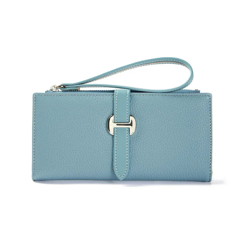 Portefeuille Femme Élégant Grande Capacité - Porte-Cartes Multi-Fentes Clutch