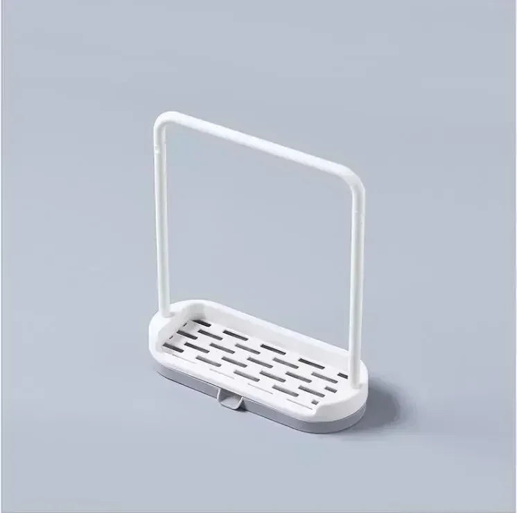 Support de Rangement pour Évier avec Égouttoir - Organisateur pour Torchons, Éponges et Savon