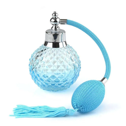 Flacon Parfum Vintage Cristal 100ml Vaporisateur - Atomiseur Verre Cadeau Femme Élégant