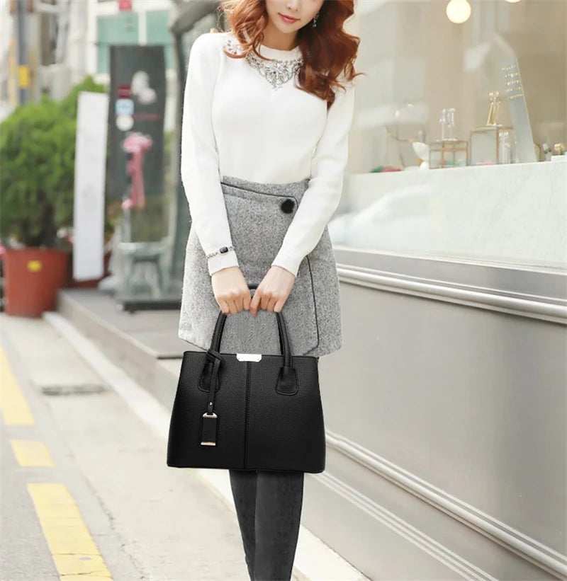 Sac à Main Femme Cuir Luxe Designer - Grande Capacité Bandoulière Élégant