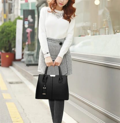 Sac à Main Femme Cuir Luxe Designer - Grande Capacité Bandoulière Élégant