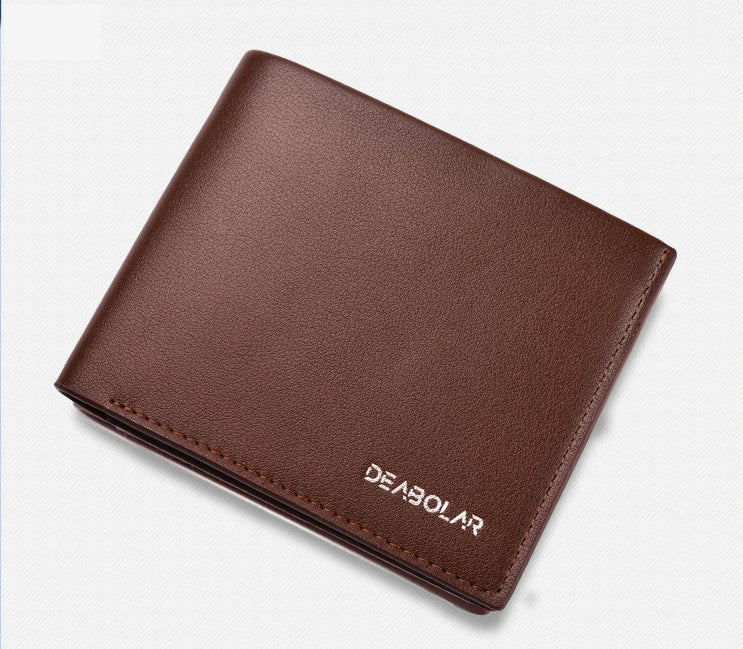 Portefeuille Homme Cuir - Porte-Cartes Compact avec Porte-Monnaie