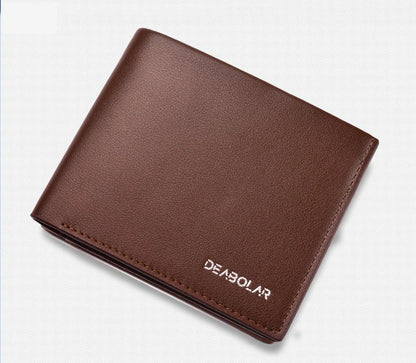 Portefeuille Homme Cuir - Porte-Cartes Compact avec Porte-Monnaie