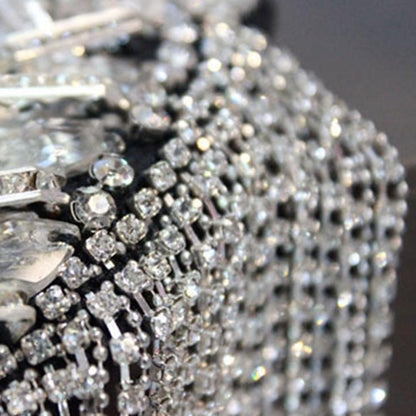 Broche Épaulette Strass Brillante Fait Main – Bijou Épaule Tendance Unisexe