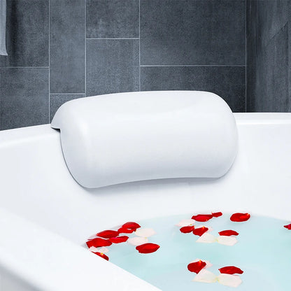 Oreiller de Bain Spa Antidérapant - Appui-Tête Confort avec Ventouses pour Baignoire