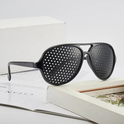 Lunettes Anti-Myopie à Trous Sténopéiques - Correction Vision Naturelle et Réduction Fatigue Oculaire