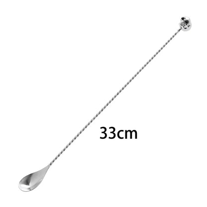 Set Cocktail Shaker Crâne Boston Bartender - Outils Bar Professionnel Strainer Jigger Cuillère