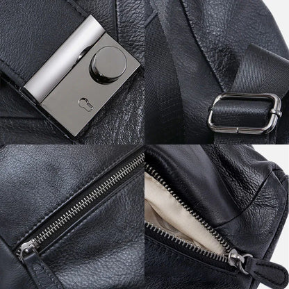 Sac à Dos Femme Cuir Anti-Vol Grande Capacité - Voyage École Quotidien