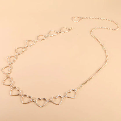 Chaîne de Taille Corps Cœur Minimaliste – Bijou Ventre Bohème Été Plage Femme