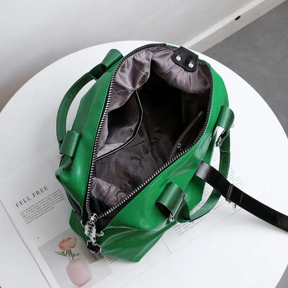 Sac à Main Femme Cuir Rivets Fashion 2025 - Messenger Casual Grand