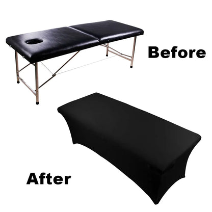 Drap Table Extension Cils Élastique Professionnel - Housse Lit Esthétique Stretchable Salon Beauté Bleu