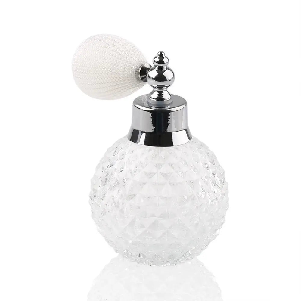 Flacon Parfum Vintage Cristal 100ml Vaporisateur - Atomiseur Verre Cadeau Femme Élégant