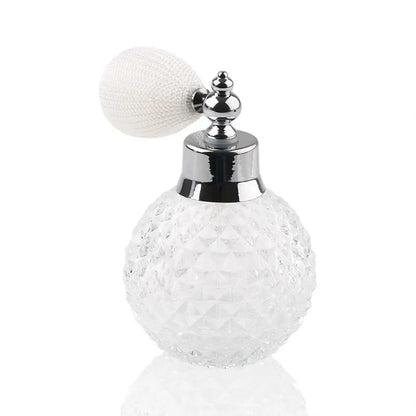 Flacon Parfum Vintage Cristal 100ml Vaporisateur - Atomiseur Verre Cadeau Femme Élégant