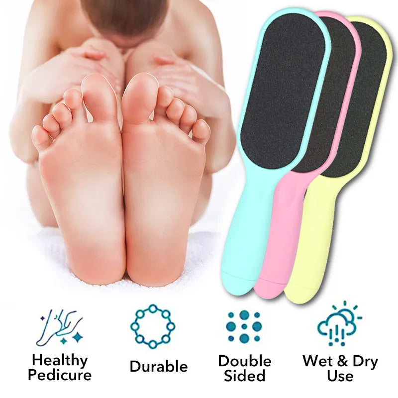Râpe Pieds Professionnelle Double Face Pédicure - Lime Callosités Peaux Mortes Soins Podologie