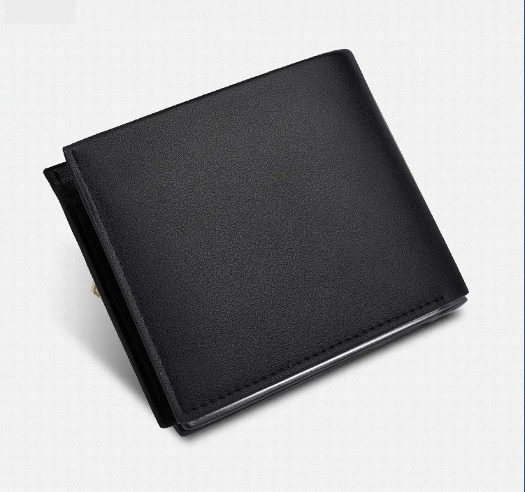 Portefeuille Homme Cuir - Porte-Cartes Compact avec Porte-Monnaie