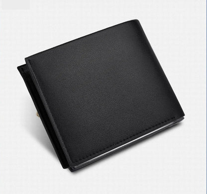 Portefeuille Homme Cuir - Porte-Cartes Compact avec Porte-Monnaie