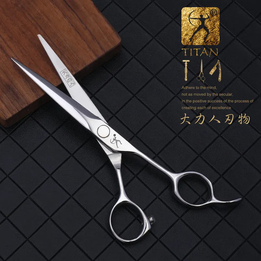 TITAN Professional Hairdressing Scissors - Stainless Steel Barber Hair Cutting Scissors