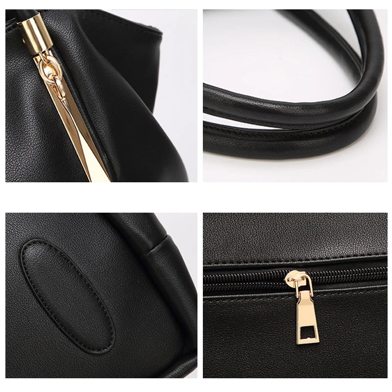 Sac à Main Femme Cuir PU Top Handle 2025 - Sac Designer Luxe Bandoulière