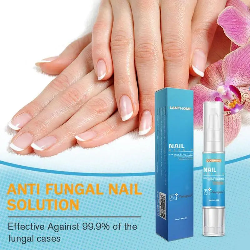 Traitement Réparateur Ongles Anti-Mycose 4ml - Stylo Soin Nourrissant Pieds Mains Cuticules