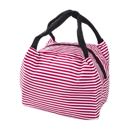 Sac à Lunch Isotherme en Toile - Sac Repas Portable Grande Capacité