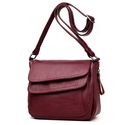 Sac Bandoulière Femme Cuir PU Luxe Designer - Messenger Crossbody Grande Capacité 2026