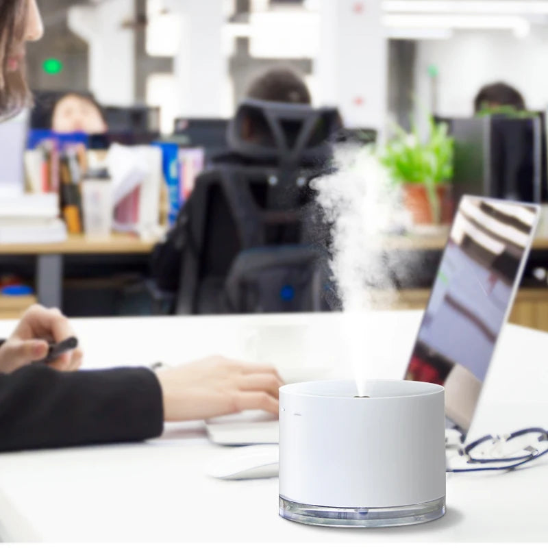 Humidificateur Air Portable Sans Fil 2000mAh USB - Diffuseur Brume Froide Veilleuse Maison