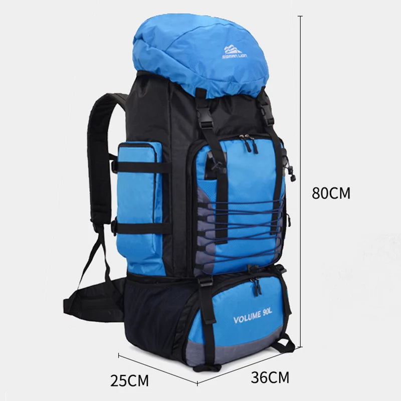 Sac à Dos Randonnée 80L 90L Grande Capacité Imperméable - Trekking Camping Voyage 2026