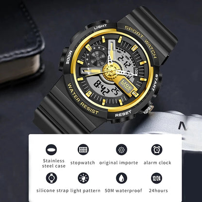 Montre Sport Enfant LIGE Étanche 50M - Montre Digitale Garçon Fille avec Chronomètre