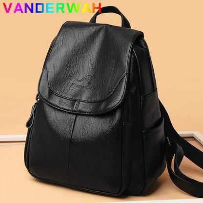 Sac à Dos Femme Cuir Véritable 2025 - Backpack Fashion École Université Voyage Qualité Premium