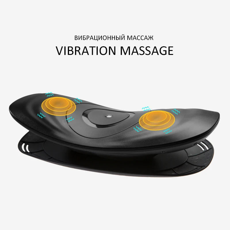 Appareil Traction Lombaire Électrique Massage Vibrant - Décompression Colonne Vertébrale Soulagement Douleurs Dos