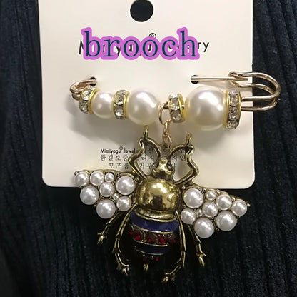 Bracelet Perle Abeille Élastique Luxe Fait Main – Bangle Pierre Semi-Précieuse Soirées Femme