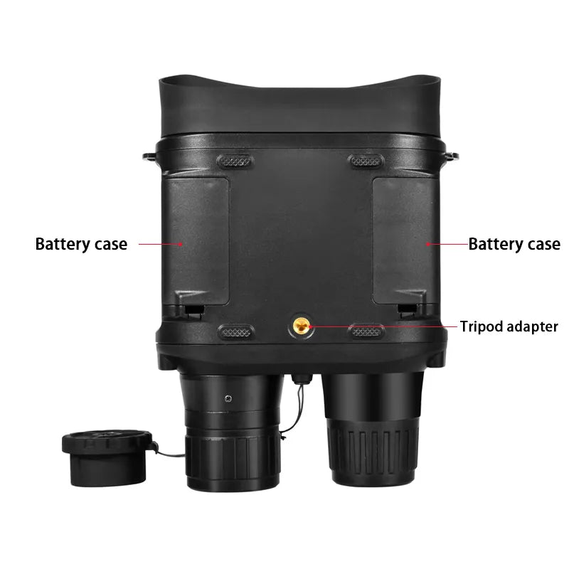 Jumelles Vision Nocturne Infrarouge NV400B 7x31 LCD 2.0 - Binoculaire Numérique Chasse Militaire Jour Nuit