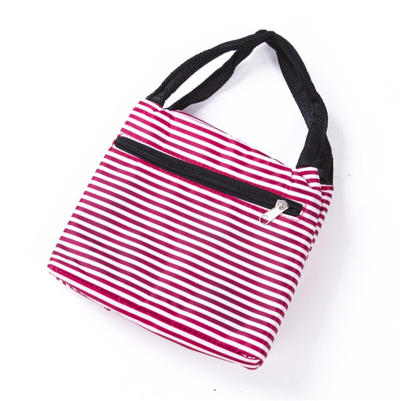 Sac à Lunch Isotherme en Toile - Sac Repas Portable Grande Capacité