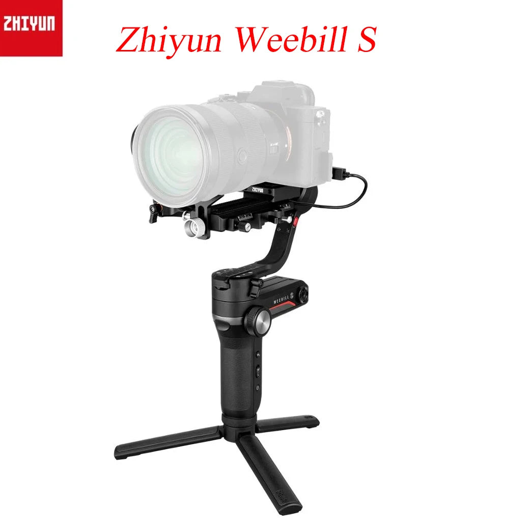 Stabilisateur Gimbal ZHIYUN Weebill S 3 Axes - Caméra Mirrorless Transmission Image Vidéo Live Vlog Pro