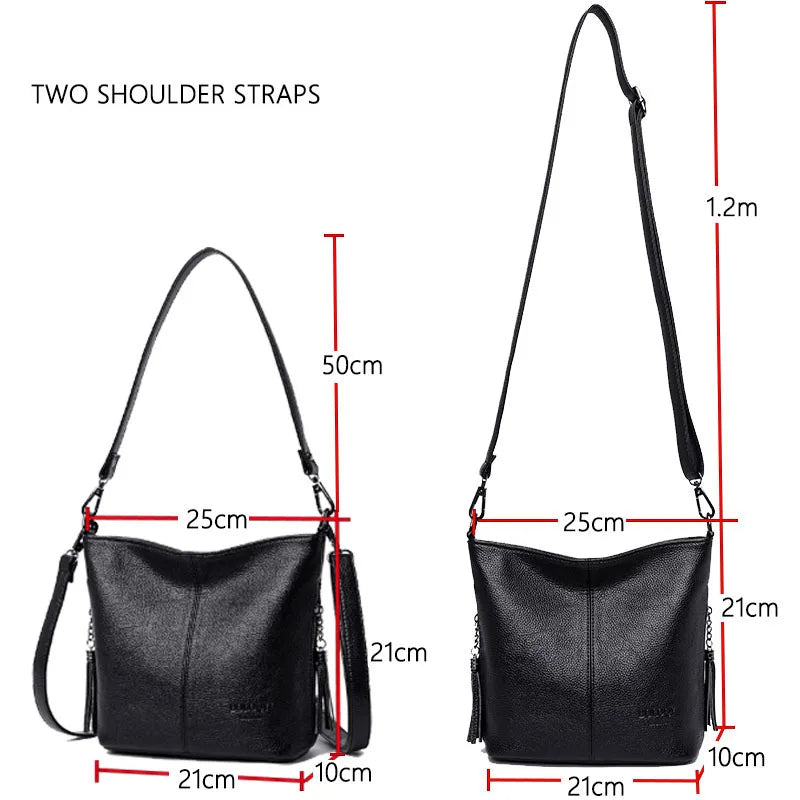 Sac Crossbody Femme Cuir Luxe Designer - Tote Épaule Grande Capacité 2023