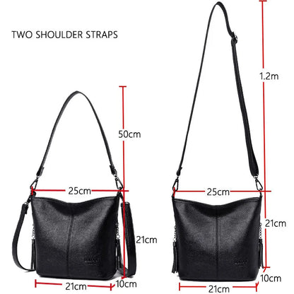 Sac Crossbody Femme Cuir Luxe Designer - Tote Épaule Grande Capacité 2023