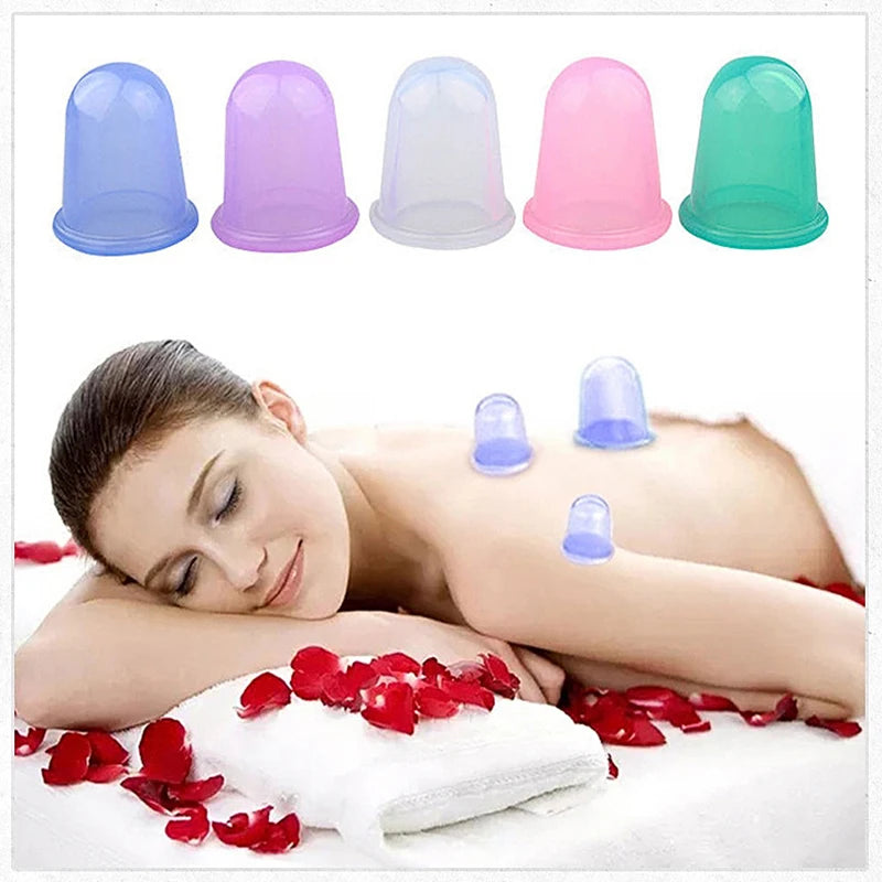 Ventouses Anti-Cellulite Silicone VOGUISH - Massage Cupping Minceur Corps Drainage Lymphatique