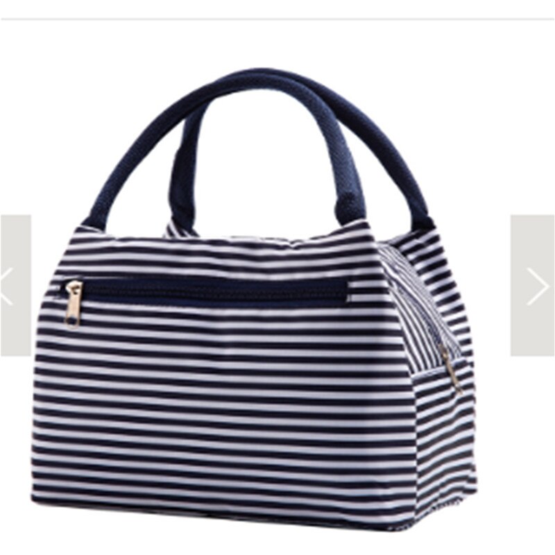 Sac à Lunch Isotherme en Toile - Sac Repas Portable Grande Capacité