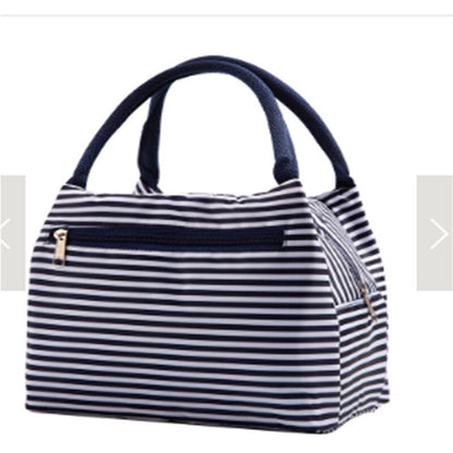 Sac à Lunch Isotherme en Toile - Sac Repas Portable Grande Capacité