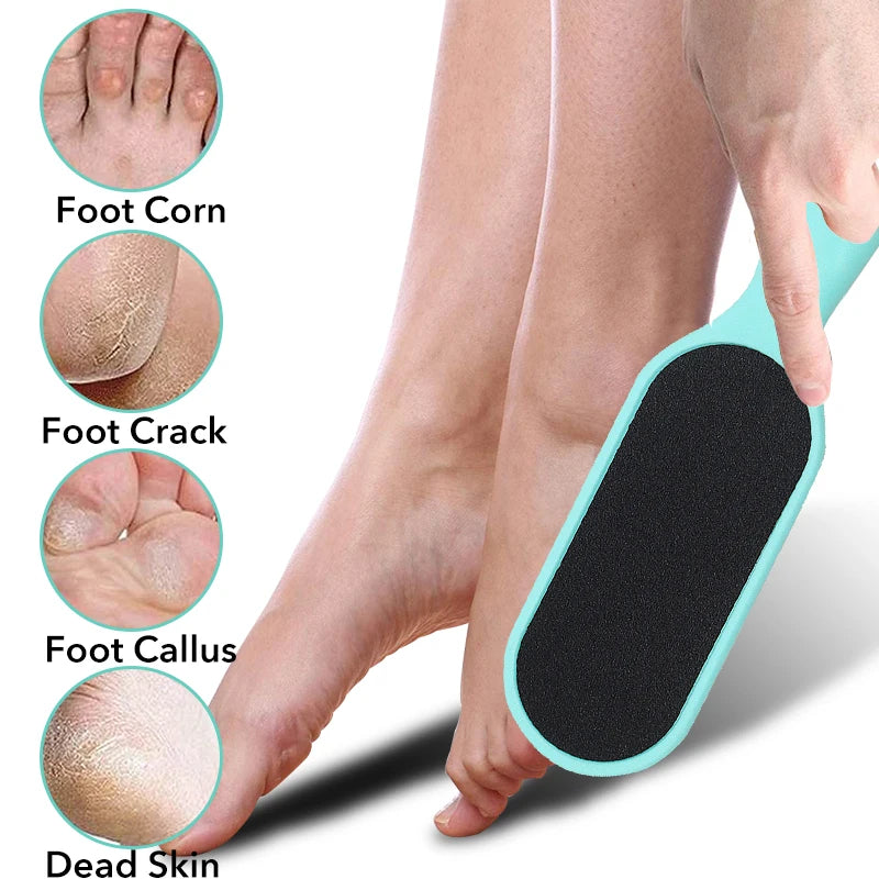 Râpe Pieds Professionnelle Double Face Pédicure - Lime Callosités Peaux Mortes Soins Podologie