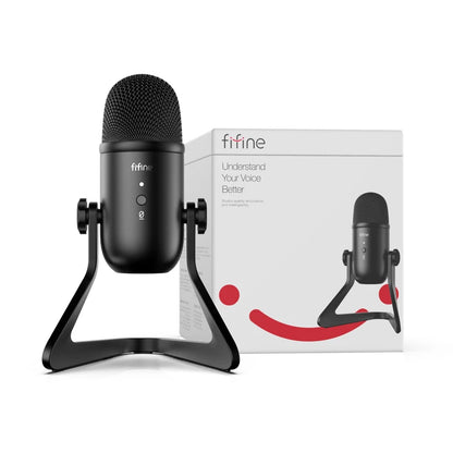 Microphone USB FIFINE K678 Professionnel - Streaming Gaming Recording PC Contrôle Volume