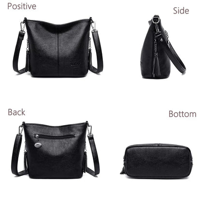 Sac Crossbody Femme Cuir Luxe Designer - Tote Épaule Grande Capacité 2023