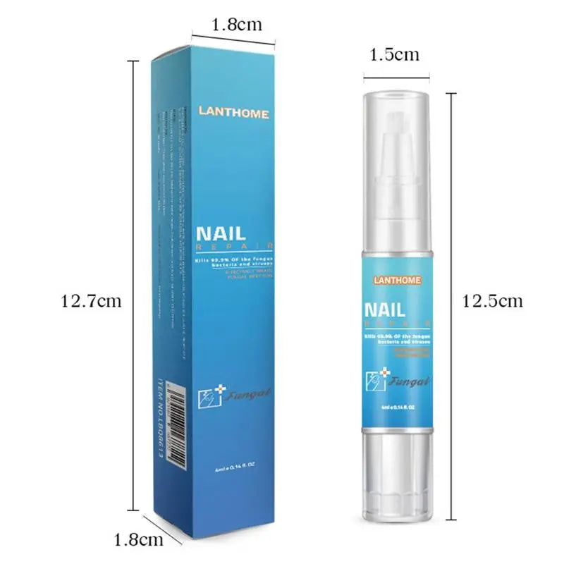Traitement Réparateur Ongles Anti-Mycose 4ml - Stylo Soin Nourrissant Pieds Mains Cuticules