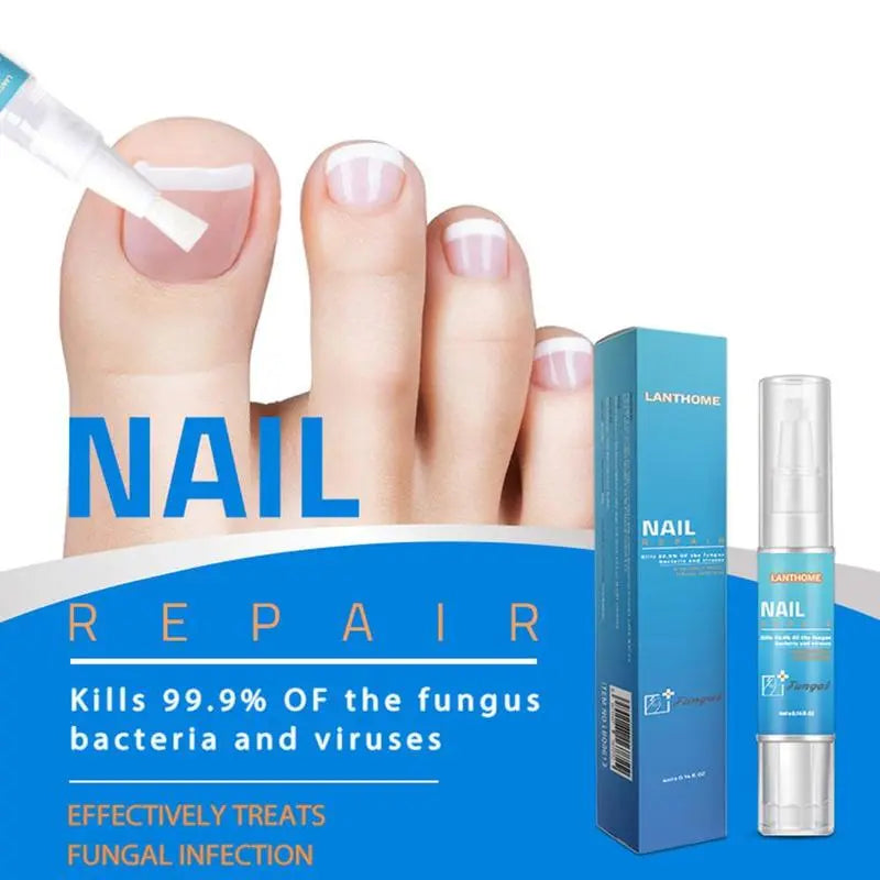 Traitement Réparateur Ongles Anti-Mycose 4ml - Stylo Soin Nourrissant Pieds Mains Cuticules