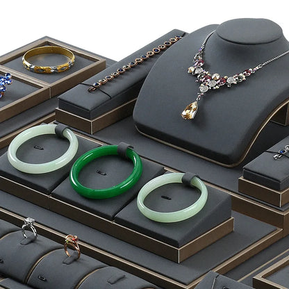 Plateau Présentoir Bijoux Or Polyuréthane - Display Bague Collier Bracelet Pendentif Personnalisé