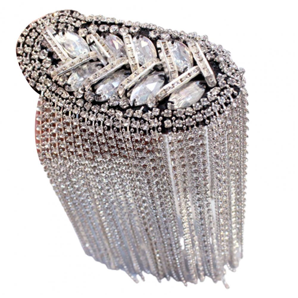 Broche Épaulette Strass Brillante Fait Main – Bijou Épaule Tendance Unisexe